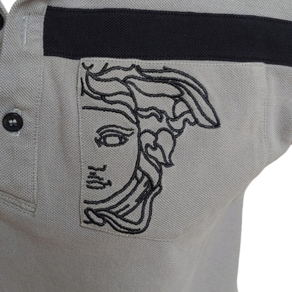 VERSACE Medusa-Face Polo Shirt - Picture 2 of 4